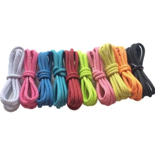 100pairs/Lot) Brand Weiou Wholesale 0.45mm Shoe Laces Different Color Shoelaces Bulk Plastic Tips Reflective Sports Shoestring