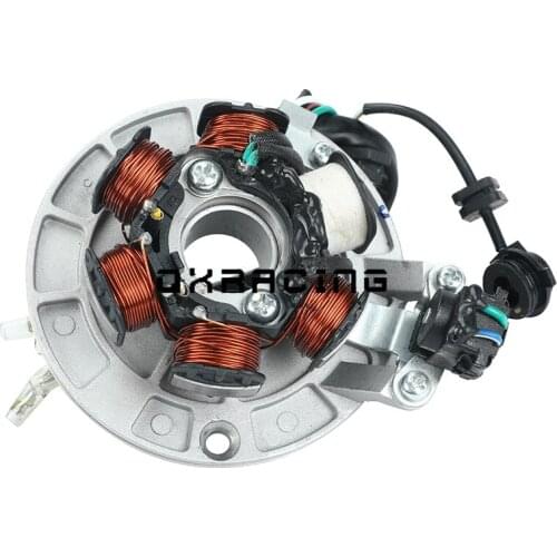 LF140 Engine 6 Coil Ignition Magneto Stator For Lifan 140 140cc 1P55FMJ Horizontal Kick Starter Engines Dirt Pit Bikes