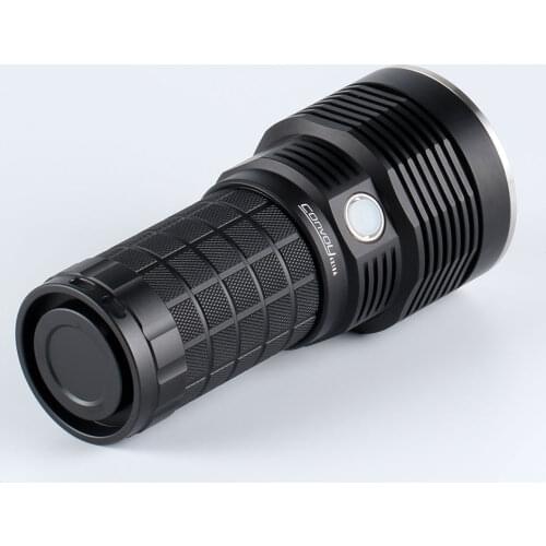 Convoy 4X18A flashlight, SBT90.2, 5400lm, with temperature control and type-c charging interface,with 4 pieces 18650 battery