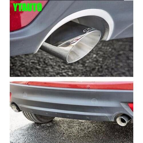 Car Tail pipe auto exhaust tip muffler for mazda cx 5 cx-5 2014 2015 2016, stainless steel,2pcs