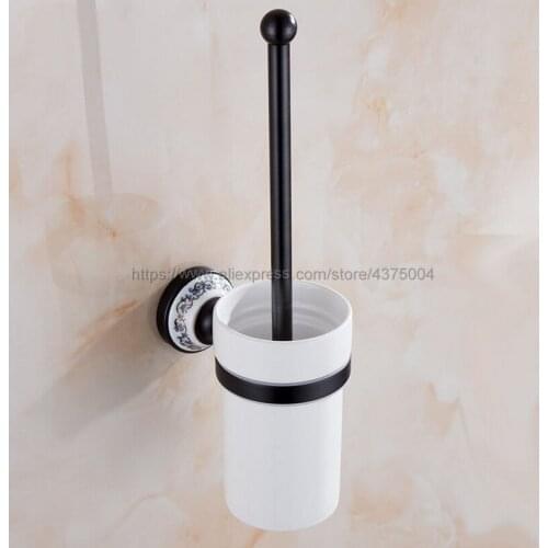 High Quality Bathroom Oil Rubbed Bronze Toilet Brush Holder, Toilet brush Bathroom Products Bathroom Accessories Nba292