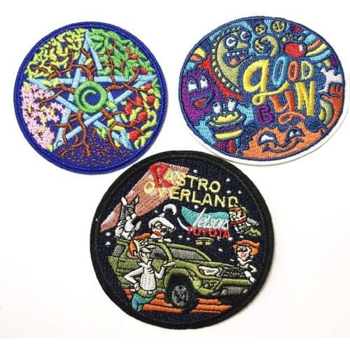 Stars car Cartoon clothing patch Iron on Embroidered Sewing for childs Clothing DIY