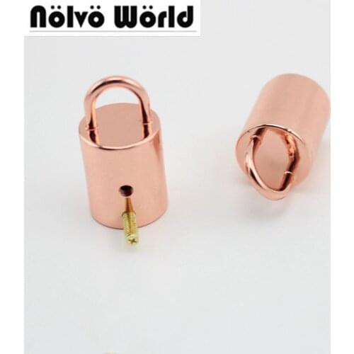 10- 50pcs High quality Rose gold fringe cap,metal fitting hardware handbag bags tassel cap connector hanger