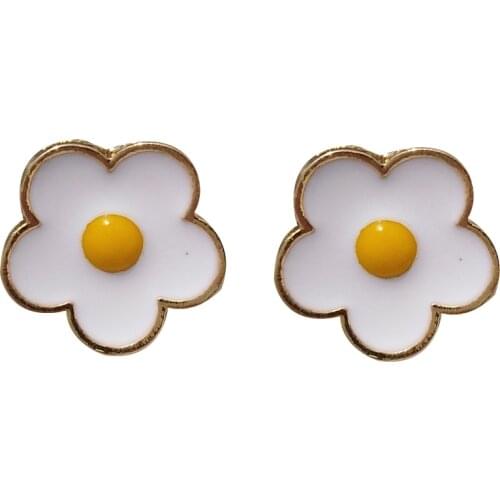 10 pair/lot fashion women jewelry accessories metal enamel flower earring