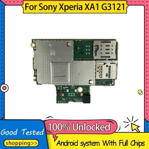100% Unlocked Disassemble Motherboard Mainboard Logic Board For Sony Xperia XA1 G3121 Motherboard With Full Chips