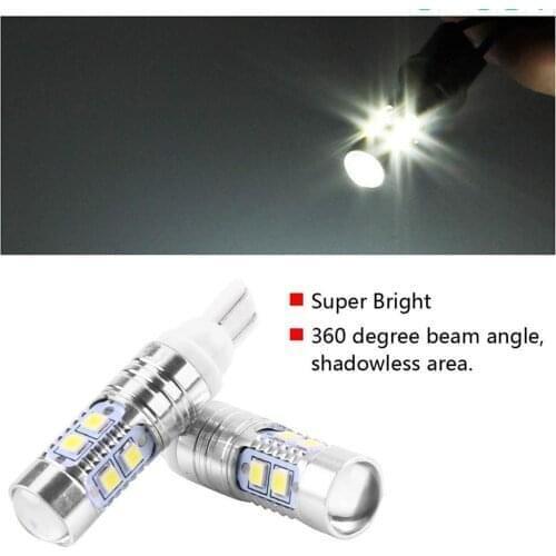 2 pcs T10 12 V-24 V 50 W 6000 K 700LM de Alta Potencia Brilhante LED Lampadas Posicao Clearence Lamp Driving day Light