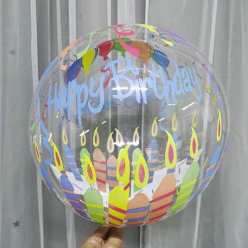 20 Inch Bobball Transparent Birthday Party Decoration Birthday Party Balloon Decoration Love Confession Bobball 043