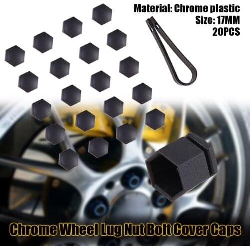 20X wupp Nuts & Bolts caps for bolts 17mm jdm fairing wheel bolt caps nipple cap nut cover lugs Protector Plastic Jun17