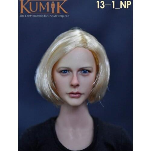 2014 the latest star head carved kumik DIY12" doll Replace head Exquisite beauty Female faces1/6 doll Replaceable accessories