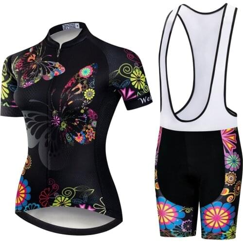 2021 JPOJPO Cycling Jersey Sets Women Bicycle Clothing Ropa Ciclismo Maillot Summer Short Sleeve Bike Shirts Top Bib Shorts sets