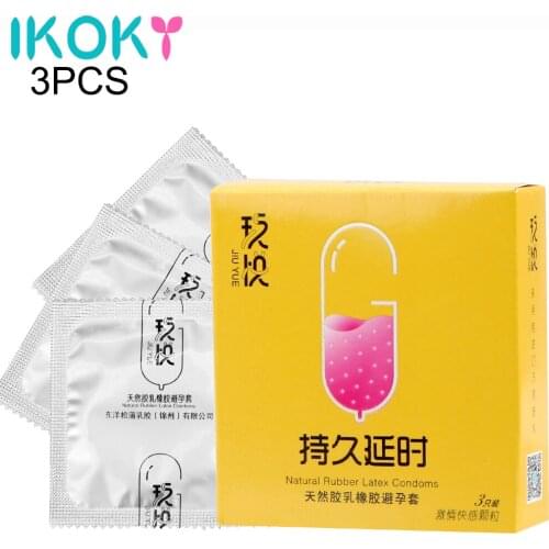 3 Pieces/Box Ultra Thin Condoms Sex Toys Natural Latex Large Oil Lubricated Condom Intimate Goods For Men Penis Contraception