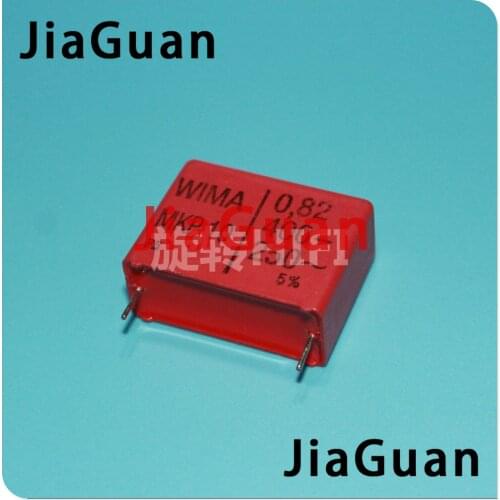 4PCS RED WIMA MKP10 0.82UF 400V p27.5mm original new MKP-10 824/400V audio 820nf film 824 PCM27.5 hot sale 0.82uf/400v
