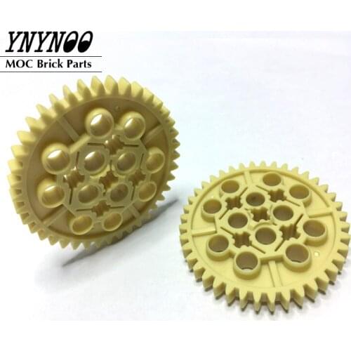 5-10Pcs/lot MOC 3649 Technical Gear 40 Tooth Building Blocks Bricks DIY Particles fit for Element 364902 High-Tech Gears Toys