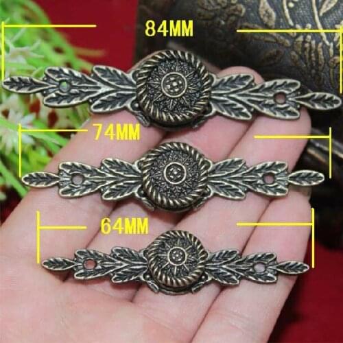 50Pcs Mini long handle 84MM alloy handle drawer pulls jewelry box handle antique handle