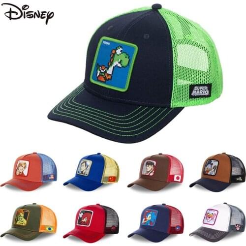 New Brand 62 Styles Disney Minnie Mickey Snapback Cotton Baseball Cap Men Women Hip Hop Dad Mesh Hat Trucker Hat Dropshipping
