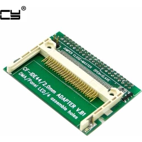 CF Compact Flash Merory Card to Vertical 2.5" 44 Pin IDE Hard Disk Drive HDD SSD Adapter