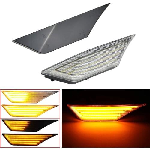 Dynamic LED Side Marker Turn Signal Light Sequential Blinker Lamp For Honda Civic 10th Gen Sedan Coupe Hatchback