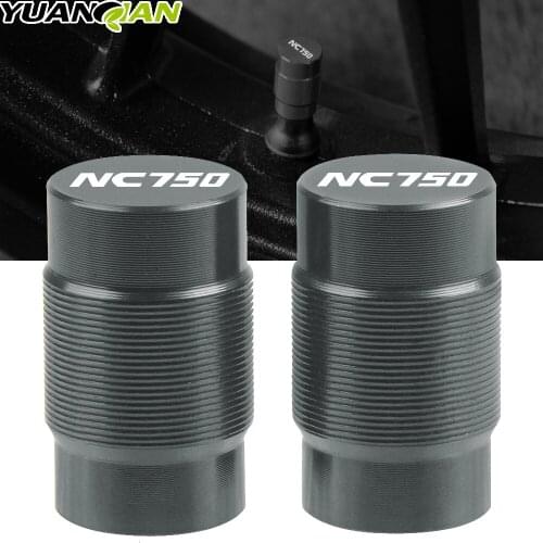 For HONDA NC750X NC 750X NC750 X 2017 2018 Motorcycle Accessories Wheel Tire Valve caps CNC Aluminum Airtight Covers NC 750 logo