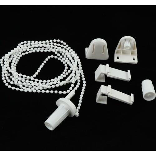 2 Set Curtain Roller Clutch Bracket with Bead Chain for 17-18mm Diameter Tube