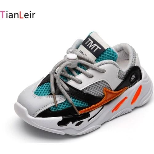 2021 Summer Fashion Sports Shoes Boys Breathable Kids Sneakers For Girls Boys Shoes Casual Mesh Children Shoes Girls Enfant