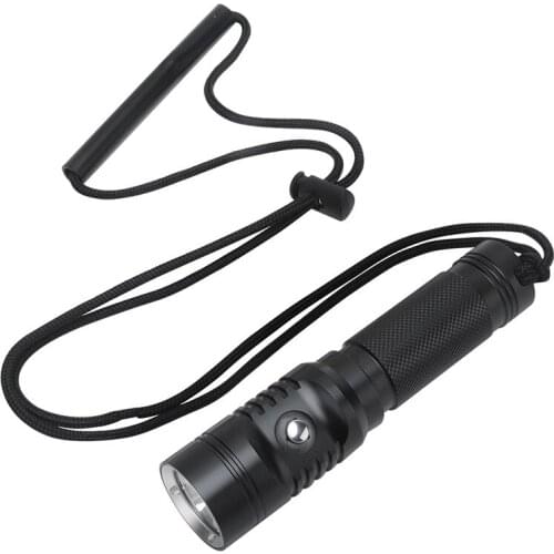 Powerful LED Flashlight IPX8 Waterproof Torch Light Aluminum Alloy Flashlight with 21700 battery 1000 Lumens for camping Diving