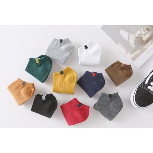 1 Pairs Fashion Women happy Funny Cute Cotton short Socks Non-slip breathable Low Cut Socks Colorful Harajuku Women Sox