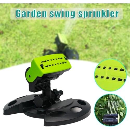 16-hole Oscillating Sprinkler with Angle & Outlet & Spraying Adjustment Can be used Alone or in Series Garden Watering CLH@8