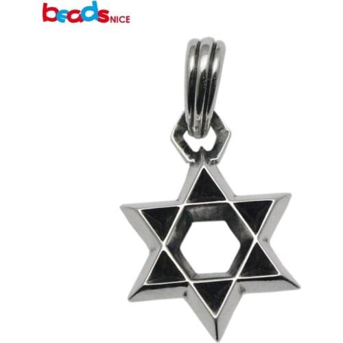 Beadsnice Sterling Silver Pendant Antique Star Pendants New Design Necklace Pendants for Best Friend New Year Gift ID 33783