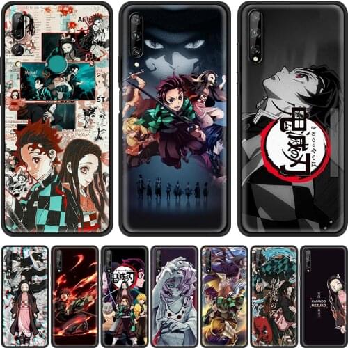 Demon Slayer Kimetsu No Yaiba Silicone TPU Case For Huawei Y6 Y7 Y9 2019 Y5 Y5p Y6p Y6s Y7p Y8p Y8s Y9a Y9s Y9 Prime Soft Cover