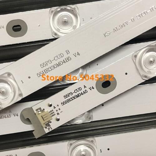 Led backlight screen for TCL 55N3 55P3 55A950C 4C-LB5504-HR16 4C-LB5504-HR17 55P3-CUD A 55HR330M04A5 V4