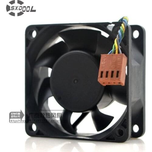 SXDOOL pwm fan 6025 PV602512ESPF 60mm 12V 0.35A 4Wire For HP 444306-001 DC7800 DC7900 USDT server Case axial Cooling Fans