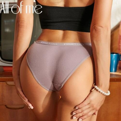 Women' Cotton Pantys Sexy Comfortable Letter Printed Woman Briefs Ladies Underpants Fashion Girls Lingerie M-XL 5 Solid Colors