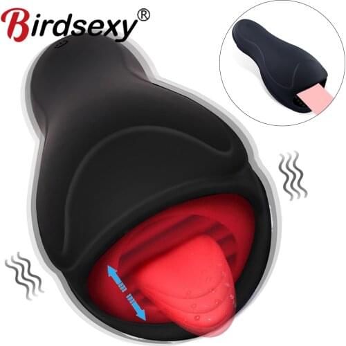 Powerful Vibrator Glan Massager Penis Stimulation Delay Trainer Male Masturbator Automatic Sex Machine Sex Toys for Men Adults