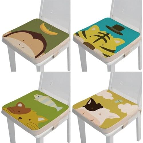 40x40x5cm Toddler Cartoon Animal High Chair Seat Booster Baby Increasing Cushion A2UB
