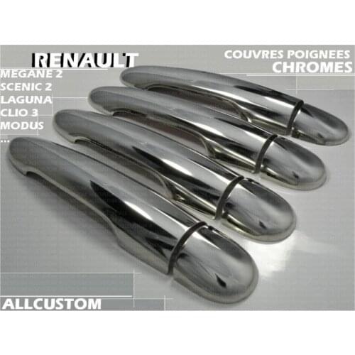 High Quality Chrome Door Handle Cover for Renault MODUS 2004-2007 Renault LAGUNA 2 2001 2002 2003 2004 2005 2006 2007