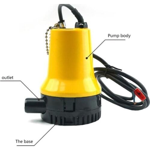12V 24V High Qulity Safe Durable Mini Multifunctional Electric Water Pump DC Electric Submersible Diesel Oil Water Pump Garden