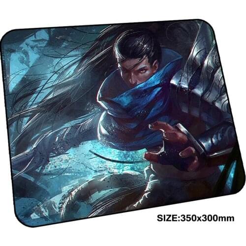 Yasuo mousepad gamer 350x300x3mm gaming mouse pad Boy Gift notebook pc accessories laptop padmouse Personality ergonomic mat