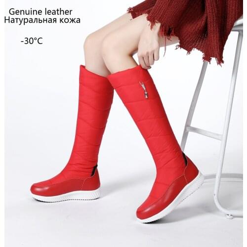 Fashion Women Winter Boots Comfortable Waterproof Non-Slip Girls Snow Boots Platform Femmes Fluffy Bottes Ladies Winter Shoes