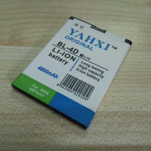 100% Replacement 4800mah BL-4D Battery For Nokia N97 Mini N8 N8-00 E5 E5-00 E7 E7-00 Rechargeable Lithium Ion Battery Bateria