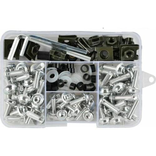 195PCS/Set Fairing Bolt Kits Universal Motorcycle CNC Full Bodywork Screws For Yamaha Kawasaki Honda BMW SUZUKI Pit Dirt Bike