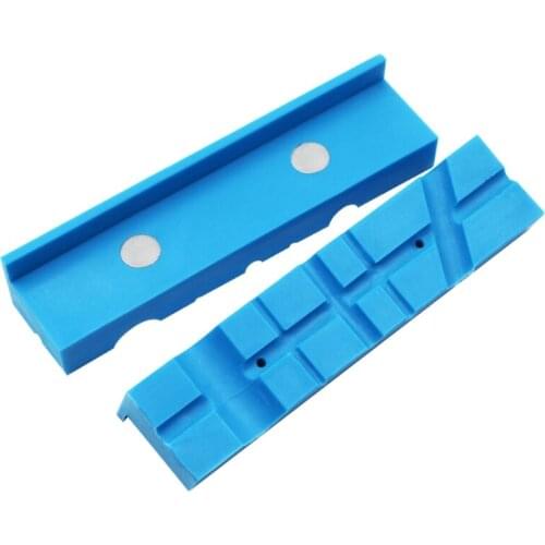 2PCS Magnetic Soft Pad Jaws Rubber For Metal Vise 5.5Inch Bench Vice Vise Jaw