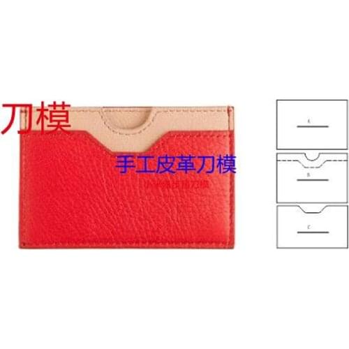 3pcs/set leather craft template cutter card holder die cutting knife mould leather hole punches tool set deri el aletleri