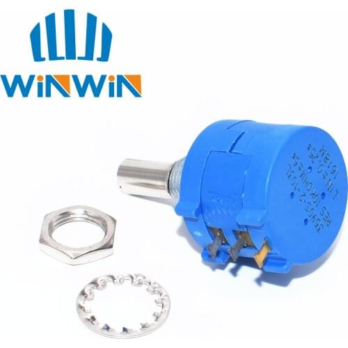 3590S-2-103L 3590S 10K ohm Precision Multiturn Potentiometer 10 Ring Adjustable Resistor