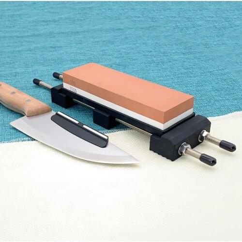 600/1500# Sharpening stone Angle guide knife sharper bar stainless Silica gel sink base water whetstone Apex edge blade sharp
