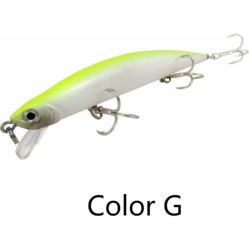 7 Colors 12cm/12g Artificial Sinking Minnow ABS Plastic Hard Bait With Sharp Hook Swimbait 3D Simulation Eyes Bionic Bait
