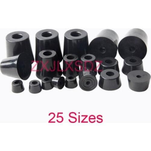 8 Pcs Conical Shape Anti Skid Furniture Gasket Table Mat Chair Leg Cover Caps Feet Rubber Pads Floor Protector Cabinet Bumpers