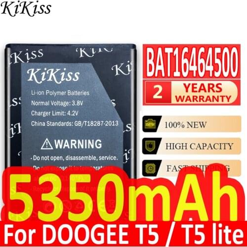 5250mAh Big Power Battery For DOOGEE T5 / T5 lite Smart Mobile Phone Battery High Capacity BAT16464500
