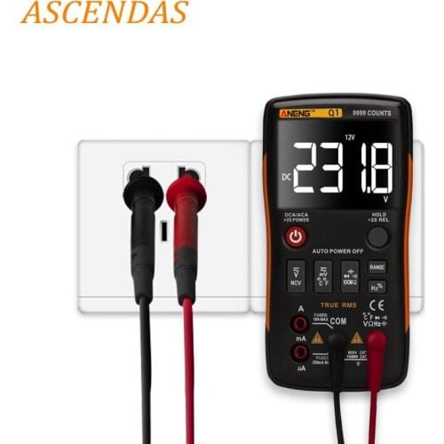 Automatic multifunctional electrician Digital Multimeter Voltage Resistance Capacitance Temperature Tester with Analog Bar Graph