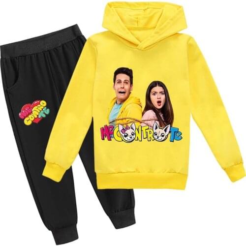 2-15Y baby boy clothes 3d printed Kidnap panic hoodies Kids Clothes Set Fall Toddler Boy Girl Top+pants 100% Cotton sweatshirt