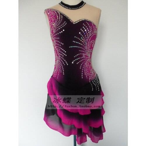 Hot Sales Kids Ice Skating Dress Hot New Brand Skating Dress Competition For Girls DR3201